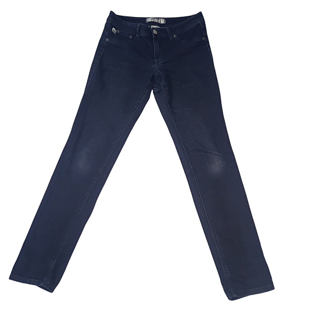 17/21 Exclusive Denim Womens Size 8 Skinny Jeans Dark Wash Mid Rise Stretch Blue